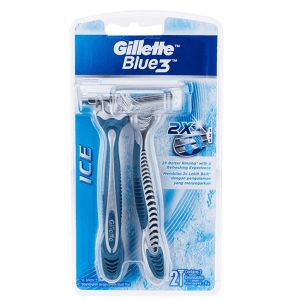 GILLETTE RAZOR BLUE 3 ICE 2'S  PCS 