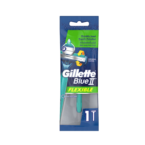 GILLETTE RAZOR BLUE II FLEXI  PCK 