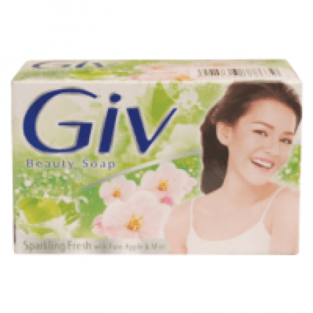 Giv Sabun Mandi (Hijau) Green Tea & Almond Bar 76g