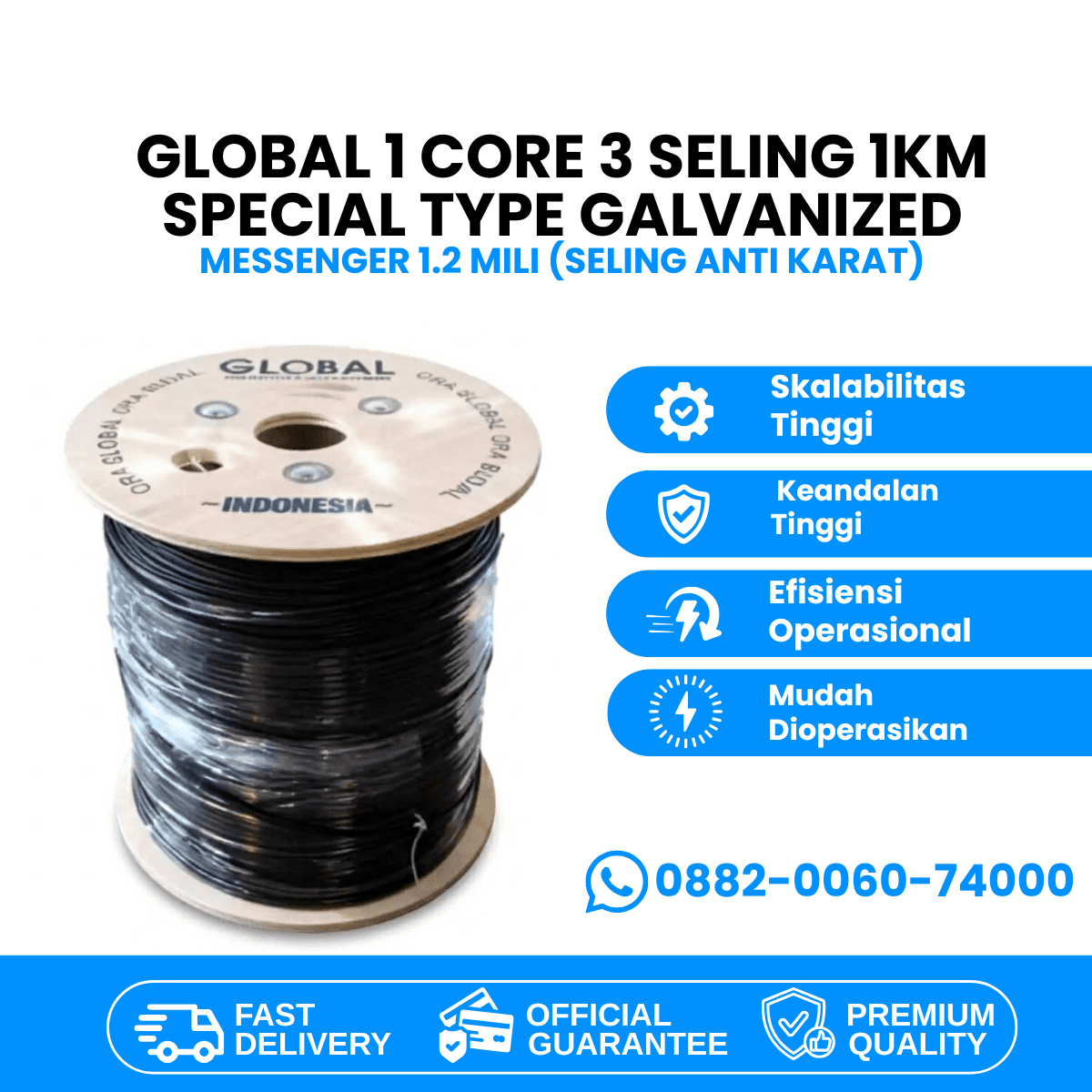 Global 1 c 3 Seling 1KM Special Type Galvanized
