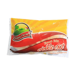 GOLDEN FARM FRENCH FRIES CRINKLE PCK 500g