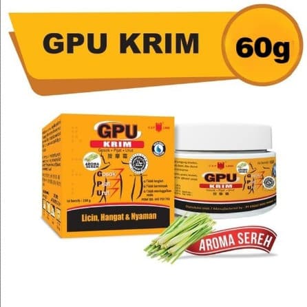 GPU KRIM MINYAK SEREH 60G
