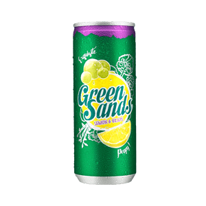GREEN SANDS SOFT DRINK LEMON & GRAPE KLG 250mL