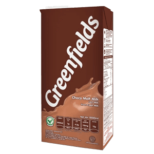 GREENFIELDS UHT MILK CHOCO MALT TPK 1000mL