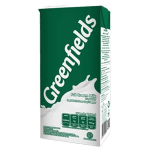 GREENFIELDS UHT MILK FULL CREAM TPK 1000mL