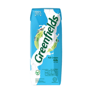 GREENFIELDS UHT MILK FULL CREAM TPK 250mL
