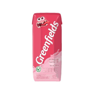 GREENFIELDS UHT MILK STRAWBERRY TPK 125mL