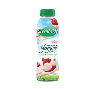 GREENFIELDS YOGURT DRINK LYCHEE BTL 250ml