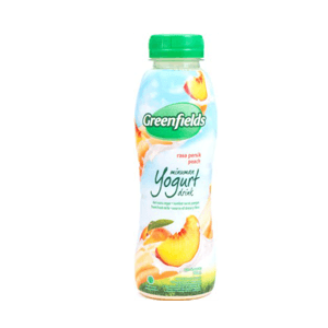 GREENFIELDS YOGURT DRINK PEACH BTL 250ml