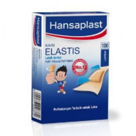 Hansaplast Plester Elastic Standar Isi 100 Lembar