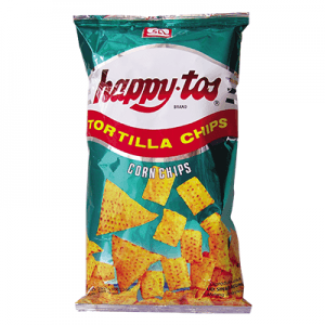HAPPYTOS SNACK TORTILA CHIPS HIJAU PCK 160g