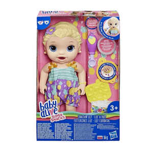 HASBRO BABY ALIVE SNACKIN LILY SET  PCS 