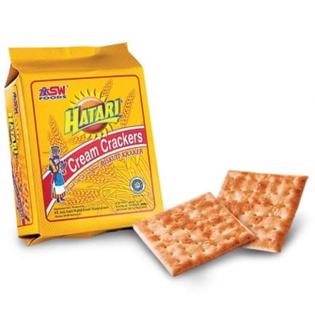 HATARI CREAM CRACKERS KREKERS KRIM 260G