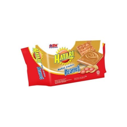 HATARI MALKIST CRACKERS PEANUT 120G