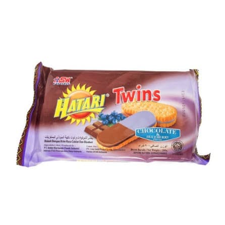 HATARI TWINS CHOCO&BLUEBERRY 200G