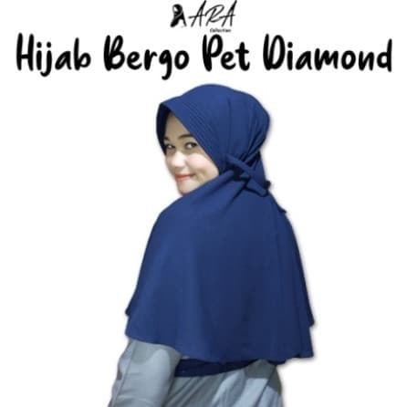 Hijab Bergo Pet Diamond