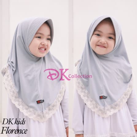 Hijab Renda Florence - Hijab Instan Anak