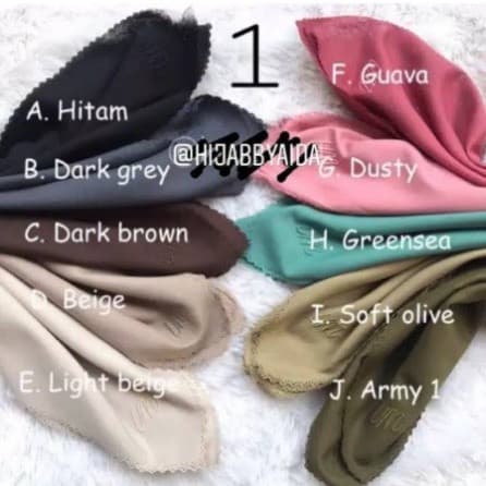 Hijab Voal Miracle Plain Lasercut Umama Part 1