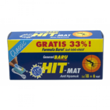 Hit Mat Electric Anti Nyamuk 18+3'S Box