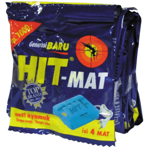 HIT MAT ELECTRIC ANTI NYAMUK  PCK 4'sX12
