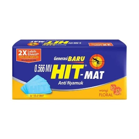 HIT MAT FLORAL 18+6S