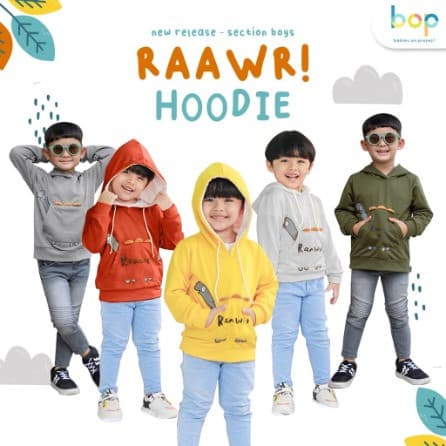 RAAWR HOODIE - Hoodie Anak Laki-Laki