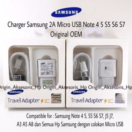 HP Samsung Note 4 5 S6 S7 Charger Micro USB
