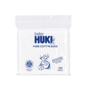 HUKI BABY COTTON BUDS EXTRAFINE 150'S  PCK 