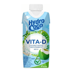 HYDRO COCO NATURAL HEALTH DRINK VITA-D TPK 330mL