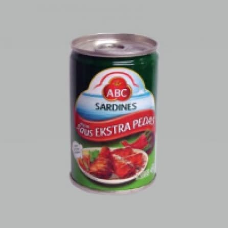 Ikan Kaleng Abc Extra Pedas Klg 155 g