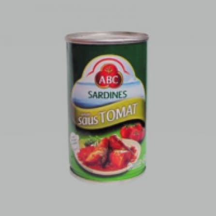 Ikan Kaleng Abc Sardines Tomat Klg 155 g