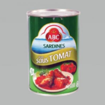 Ikan Kaleng Abc Tomat Klg 425 g