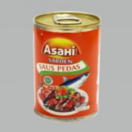 Ikan Kaleng Asahi Sardines Saus Pedas Klg 425 g