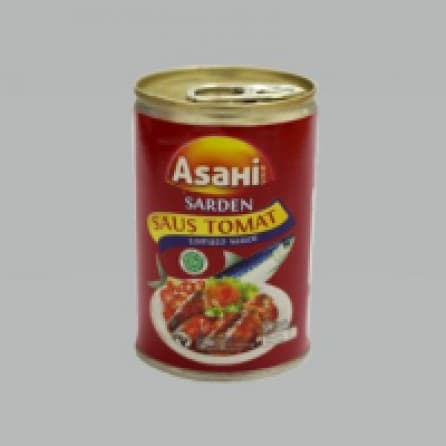 Ikan Kaleng Asahi Sardines Saus Tomat Klg 155 g