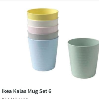 Ikea mug set 6