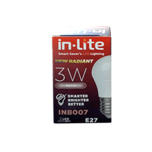 IN-LITE LAMPU LED COOL LIGHT 3+1  BOX 5W