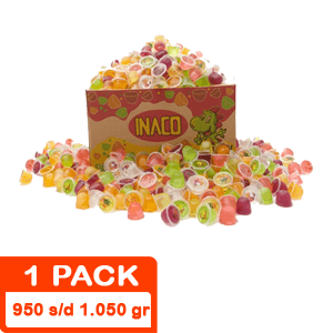 INACO MINI JELLY (CURAH) MIXED FRUIT WHL 