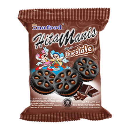 INAFOOD HITAM MANIS CHOCOLATE 99G