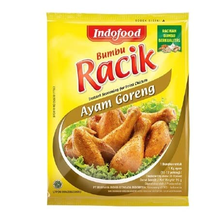 Indofood Bumbu Racik Ayam Goreng 26g 10 Sch