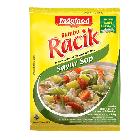 Indofood Bumbu Racik Sayur Sop 20g 10 Sch