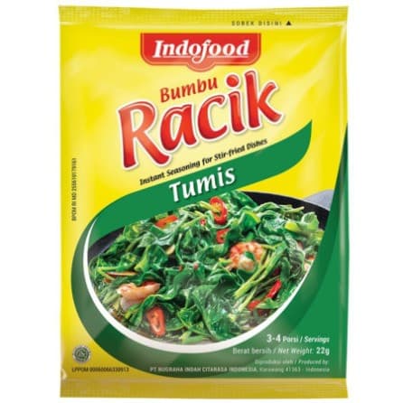 Indofood Bumbu Racik Tumis 22g 10 Sch
