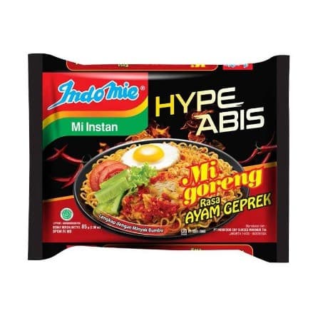 INDOMIE HYPE  AYAM GEPREK 85G