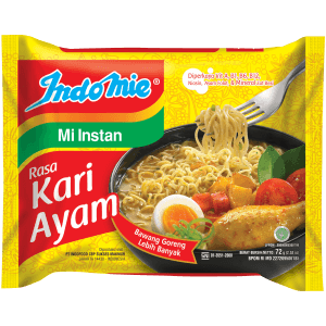 INDOMIE MIE INSTANT KARI AYAM PCK 72g