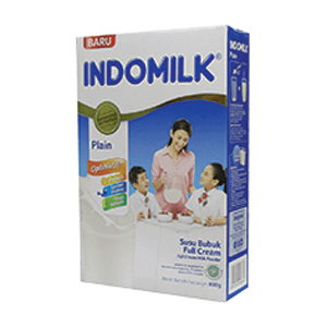 INDOMILK SUSU BUBUK OMEGA-3 FULL CREAM BOX 800g