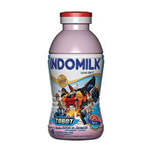 INDOMILK SUSU CAIR STRAWBERRY BTL 190mL