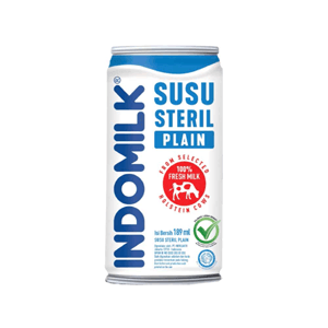 INDOMILK SUSU STERIL PLAIN KLG 189mL