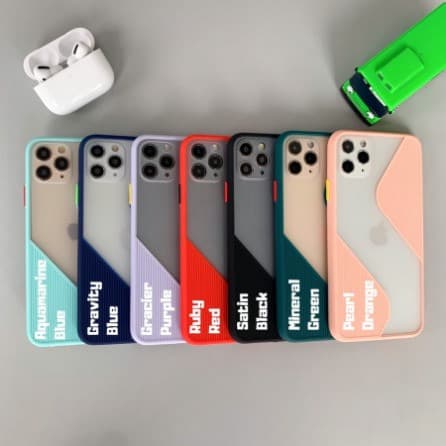 HP Iphone  7 - 11 Pro Max Case Hybrid Fuze Zigzag 