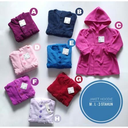 Jaket Anak Perempuan Cewek Blezer Sweater 2 - 5 Tahun