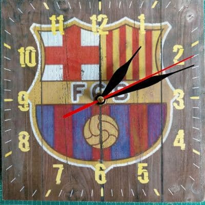 jam dinding mdf barca