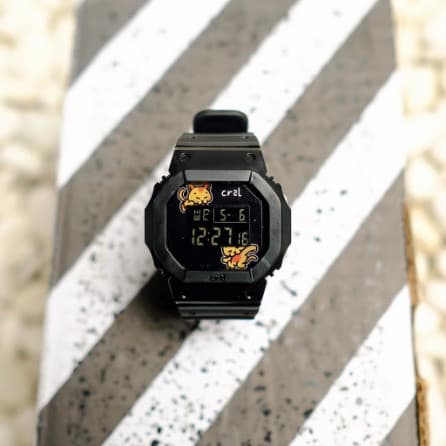 Jam Tangan Digital CRSL Chilo BLVCK Watch 